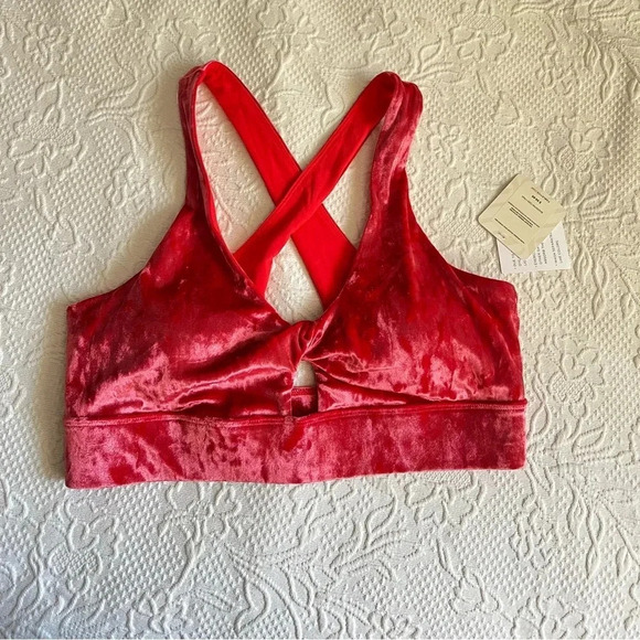 Fabletics Oasis Crushed Velour bra Size small - Picture 2 of 10
